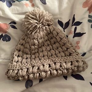 Hand made tan hat that is available in more colors